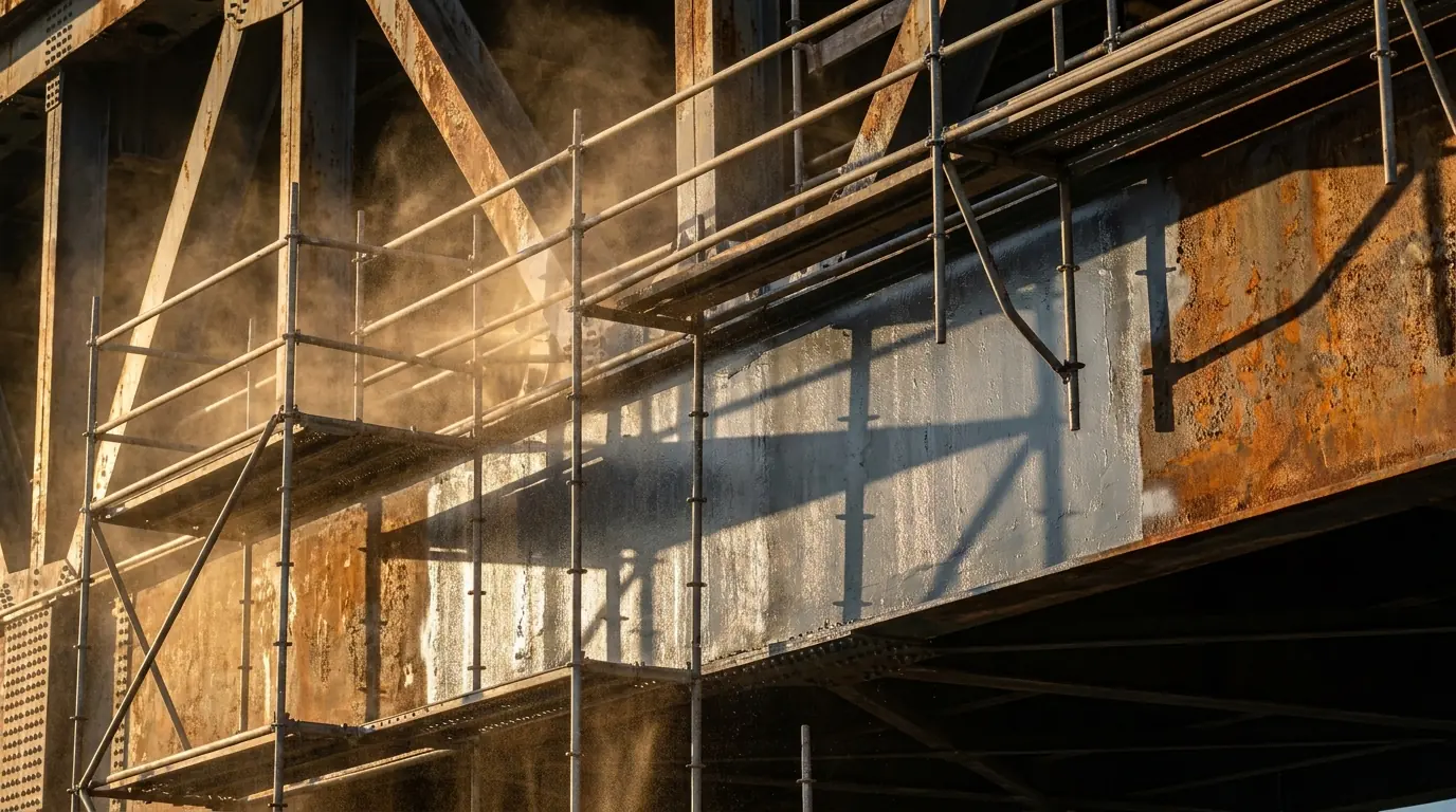 Pintura Industrial — servicio en ejecución