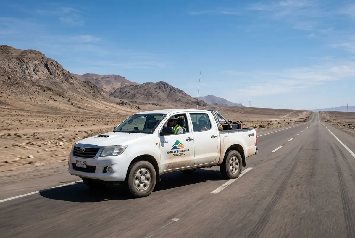 Vehículo CoreService en ruta